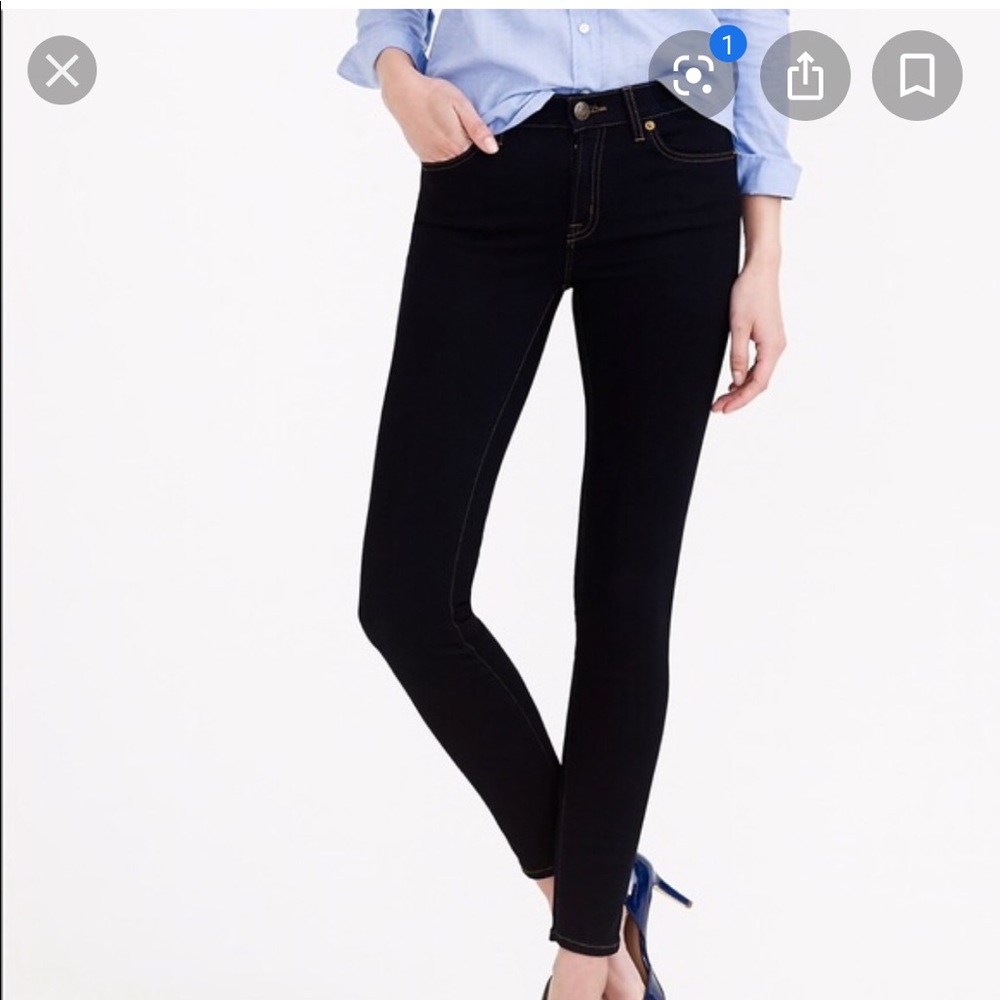 Jcrew Tall ever stretch toothpick jean
